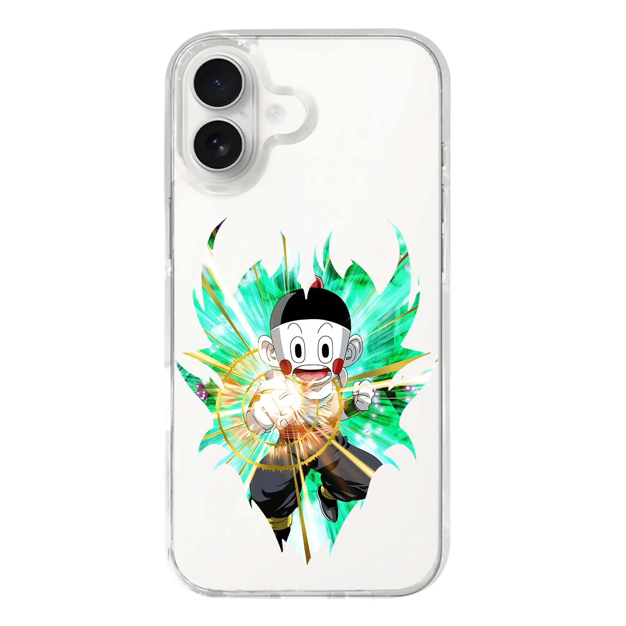 ドラゴンボール グッズ チャオズ - iPhone 17シリーズ 透明スマホケース – 薄型・耐衝撃・精密フィット保護カバー